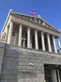 Fototapeta Do akwarium - Parlament w Wiedniu, Austria