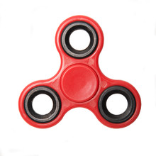 Fidget Finger Spinner Stress Anxiety Relief Toy Isolated On White Background.