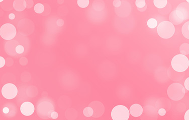 Wall Mural - Blurred background.Pink spring background.