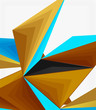 © antishock - 3d modern triangle low poly abstract geometric vector