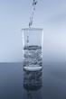 water in glass 