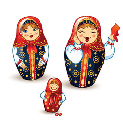 Wall Mural - Russian dolls