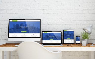 multidevice desktop modern template