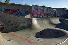 Outdoor Skatepark In Munich