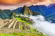 Machu Picchu, Peru. UNESCO World Heritage Site. One of the New Seven Wonders of the World