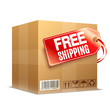 Free Shipping Cardboard Box