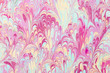 © p-fotography - acrylic color marbling art pattern on paper background..