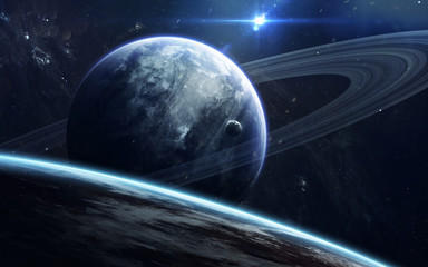Wall Mural - deep space beauty, planets, stars and galaxies in endless universe. elements of this image furnished