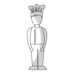 Poster - professional chef avatar character vector illustration design