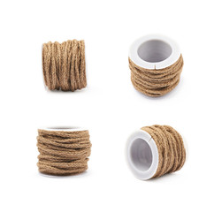 Wall Mural - Decorational rope string on a bobbin