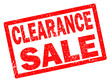 clearance sale stamp on white background. clearance sale stamp sign.