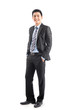 © makistock - Full length of handsome asian businessman isolated on white background