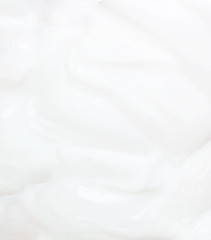 Cosmetics white cream background or texture close - up, for your design