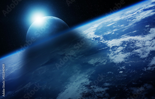 zacmienie-slonca-na-ziemi-elementy-renderowania-3d-tego-zdjecia-dostarczone-przez-nasa