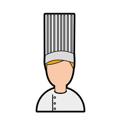 Poster - professional chef avatar character vector illustration design