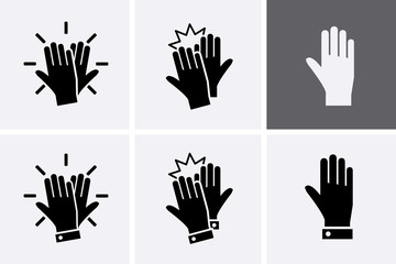 High Five Icon set.