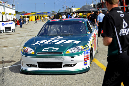 Nascar Sprint Cup Series Driver Dale Earnhardt Jr Pulls Into The