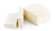 © panor156 - Closeup tofu and mint on white background