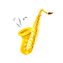 Saxophone vector illustration