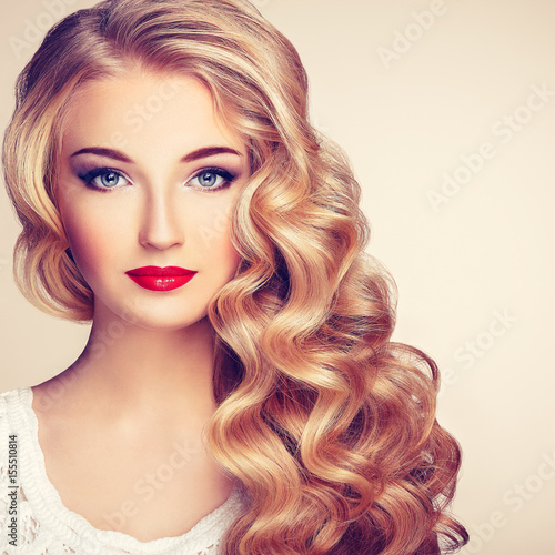 Fashion Portrait Of Young Beautiful Woman With Jewelry And