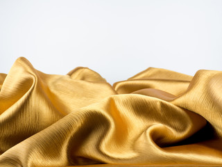 texture of Golden curtains