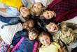 © Rawpixel.com - Happiness group of cute and adorable children lay down together