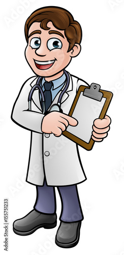 Doctor Cartoon Character Ho...