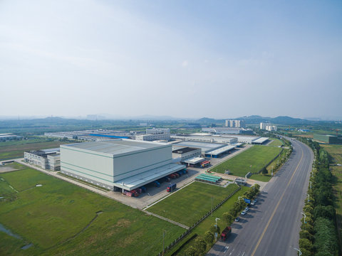 Aerial View of factory