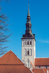 Canvas Print - Niguliste Church. Tallinn, Estonia