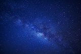 Fototapeta  - clearly milky way galaxy at phitsanulok in thailand. Long exposure photograph.with grain
