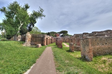 Wall Mural - Ostia - ancient harbor of Rome