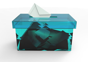 Wall Mural - the ballot box