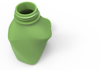 Glass bottle 3D