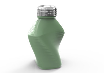 Poster - Glass bottle 3D