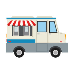 Poster - food truck icon image vector illustration design 