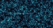 Computer Blue Fractal Noise Background With Binary Source Code As Concept Of Digital Information 