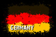 © mityay_pg - Flag of Germany from blots of paint