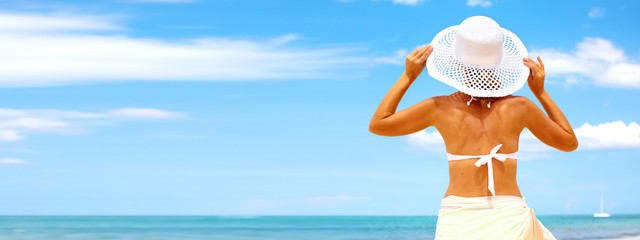 Woman on the beach