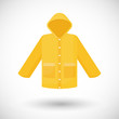 Raincoat vector flat icon