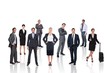 © vectorfusionart - Business group in white background