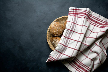 Rustic home made bread