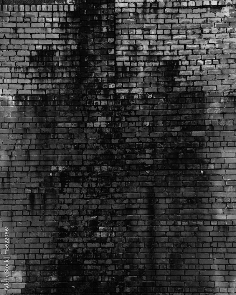 Old dark brick wall. Background, texture of a brick. Free space for your  design. A blank for creativity Stock Photo | Adobe Stock, image size:801x1000