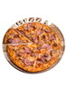 © Mykola - Italian pizza with ham sausage and mustard. A series of different types of pizza for menus photographed from one angle