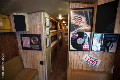Interior Of A Tour Bus Used By Elvis Presley S Support Band
