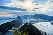 Aussicht Vom Zuckerhut Auf Rio De Janeiro