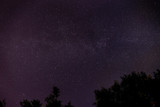 Fototapeta Niebo - Blue dark night sky with many stars