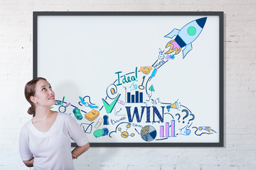 Wall Mural - Startup concept