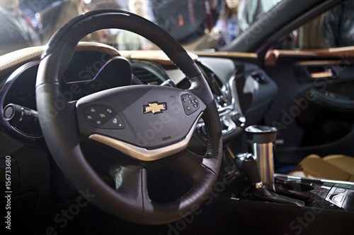 The Interior Of The 2014 Chevrolet Impala Is Seen During The
