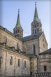 View of the historic cathedral Sankt Peter of Bamberg in Bavaria