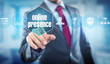 online presence / Businessman